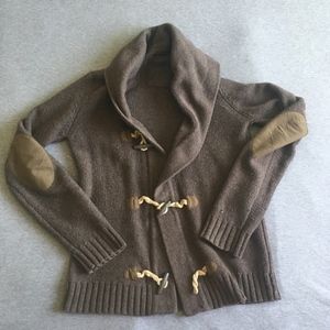 Shawl Collar Toggle Cardigan